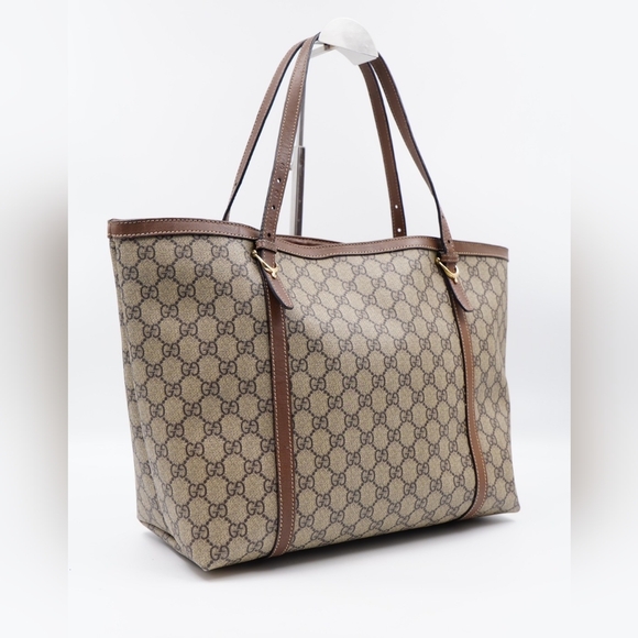 AW48❤️ GUCCI GG Supreme Monogram Nice Tote - Picture 3 of 11